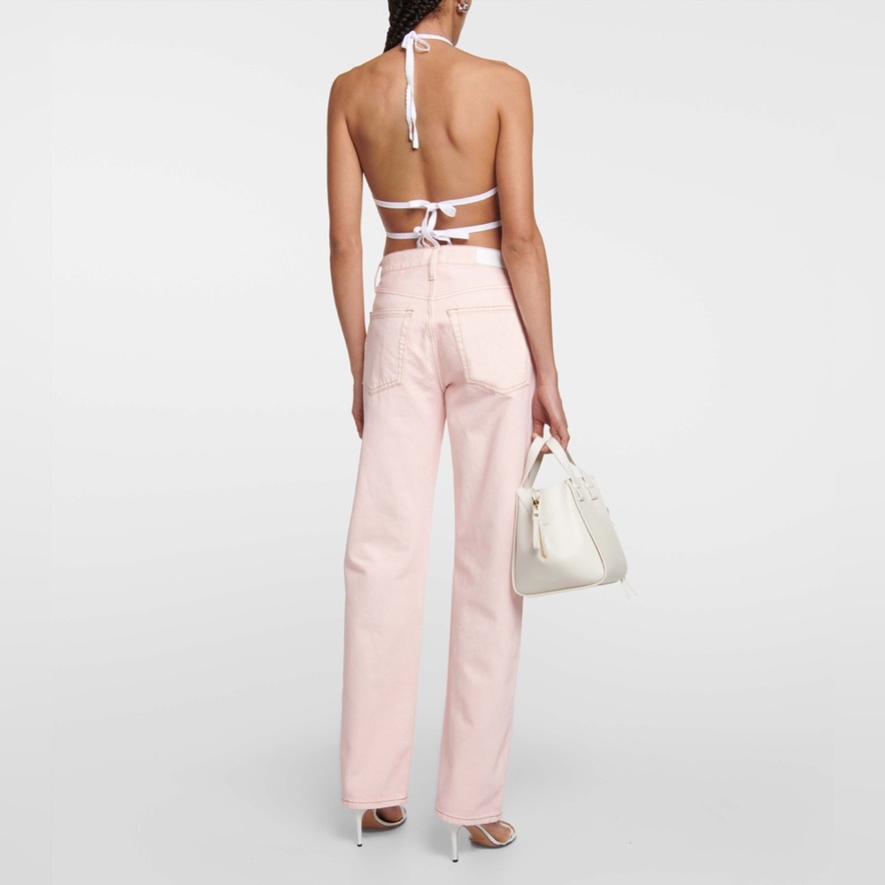 Re/Done - Loose Long Rigid Jeans Washed Pink Size 31 - Picture 2 of 11